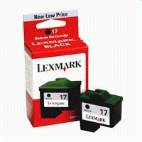 Lexmark 10N0217 (Lexmark #17) Moderate Yield Black InkJet Cartridge