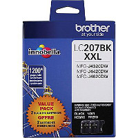Brother LC2072PKS InkJet Cartridges (2/Pack)