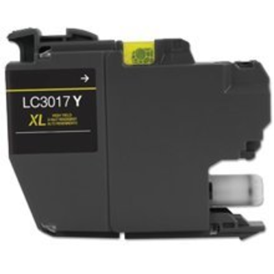 Compatible Brother LC-3017Y (LC3017Y) Yellow Inkjet Cartridge