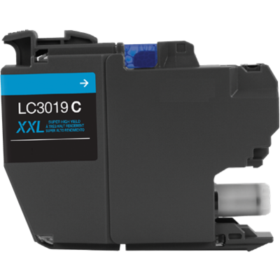 Compatible Brother LC-3019C (LC3019C) Cyan Inkjet Cartridge