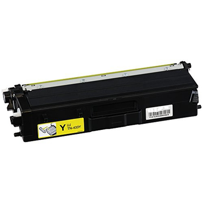 Compatible Brother TN-433Y (TN433Y) Yellow Laser Toner Cartridge