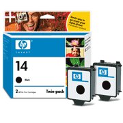 Hewlett Packard HP C9330FN (HP 14d Twinpack) InkJet Cartridge Twin Pack