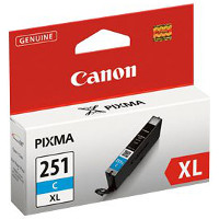 Canon 6449B001 (Canon CLI-251XLC) InkJet Cartridge