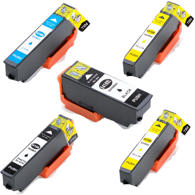 Remanufactured Epson T410XL020 / T410XL120 / T410XL220 / T410XL320 / T410XL420 Inkjet Cartridge MultiPack