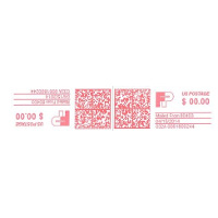 Francotyp Postalia / FP PLABEL Compatible Half-Length Labels