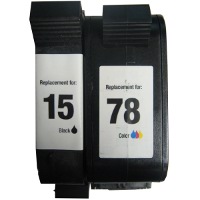 Hewlett Packard HP C8789FN (HP 15/78) Remanufactured InkJet Cartridge Combo Pack