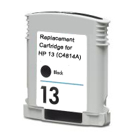 Hewlett Packard HP C4814A (HP 13 Black) Remanufactured InkJet Cartridge