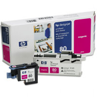 Hewlett Packard HP C4822A (HP 80) Printhead for Magenta Inkjet Cartridges and Printhead Cleaner