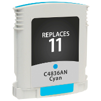 Hewlett Packard HP C4836AN / HP 11 Cyan Replacement InkJet Cartridge