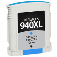 Hewlett Packard HP C4907AN / HP 940XL Cyan Replacement InkJet Cartridge