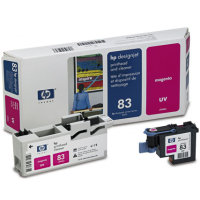 Hewlett Packard HP C4962A (HP 83) Magenta Printhead InkJet Cartridge with Printhead cleaner