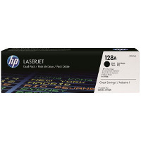 Hewlett Packard HP CE320AD (HP 128A black) Laser Toner Cartridge Dual Pack