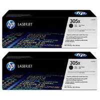 Hewlett Packard HP CE410XD (HP 305X) Laser Toner Cartridge Dual Pack