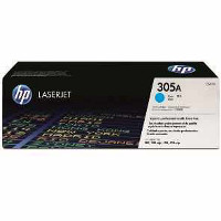 Hewlett Packard HP CE411A (HP 305A Cyan) Laser Toner Cartridge