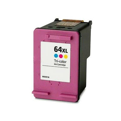 Remanufactured HP HP 64XL Color (HP64XL) Multicolor Inkjet Cartridge