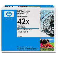 HP 42X OEM originales Cartucho de tóner láser