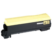 Compatible Kyocera Mita TK-542Y (1T02HLAUS0) Yellow Laser Toner Cartridge (Made in North America; TAA Compliant)