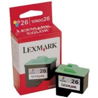 Lexmark 10N0026 (Lexmark #26) Tri-Color Inkjet Cartridge