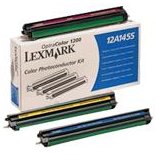 Lexmark 12A1455 Laser Toner Photoconductor Set (Cyan, Magenta, Yellow) for the Lexmark Optra Color 1200 Laser Printer