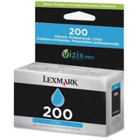 Lexmark # 200 Cyan OEM originales Cartucho de tinta