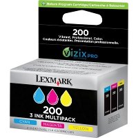 Lexmark 14L0268 (Lexmark # 200) InkJet Cartridge Value Pack