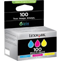 Lexmark 14N0685 (Lexmark #100) InkJet Cartridge Multi Pack