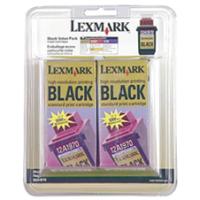 Lexmark 15M1330 Black InkJet Cartridges (2 Pack of 12A1970)