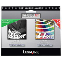 Lexmark 18C2249 (Lexmark Twin-Pack #36XL, #37XL) InkJet Cartridges