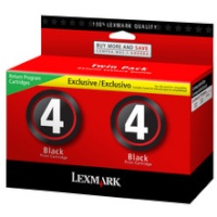 Lexmark Twin-Pack #4 OEM originales Cartucho de tinta