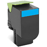 Compatible Lexmark Lexmark 701XC (70C1XC0) Cyan Laser Toner Cartridge (Made in North America; TAA Compliant)