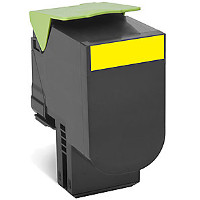 Compatible Lexmark Lexmark 701XY (70C1XY0) Yellow Laser Toner Cartridge (Made in North America; TAA Compliant)