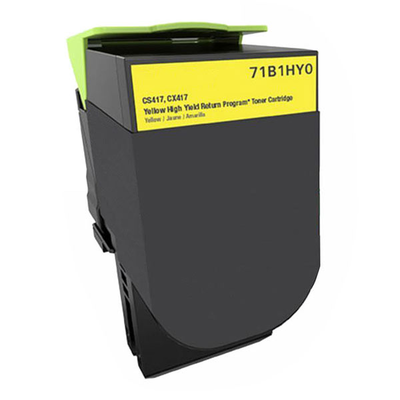 Compatible Lexmark 71B1HY0 (71B0H40) Yellow Laser Toner Cartridge