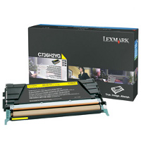 Lexmark C736H2YG Laser Toner Cartridge