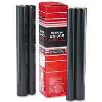 Sharp UX-3CR (Sharp UX3CR)  Black Thermal Transfer Imaging Film Ribbon Fax Cartridges (2/Pack)